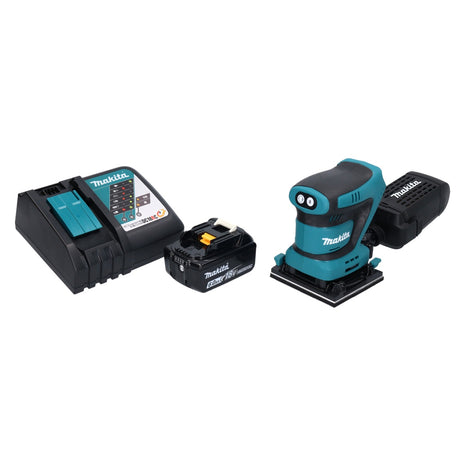 Lijadora orbital a batería Makita DBO 480 RG1 18 V 112 x 102 mm + 1x batería 6,0 Ah + cargador