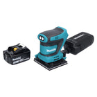 Makita DBO 481 F1 Akku Schwingschleifer 18 V 112 x 102 mm + 1x Akku 3,0 Ah - ohne Ladegerät