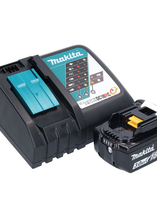 Makita DBO 481 RF1 ponceuse orbitale sur batterie 18 V 112 x 102 mm + 1x batterie 3,0 Ah + chargeur