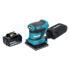 Makita DBO 481 M1 Akku Schwingschleifer 18 V 112 x 102 mm + 1x Akku 4,0 Ah - ohne Ladegerät