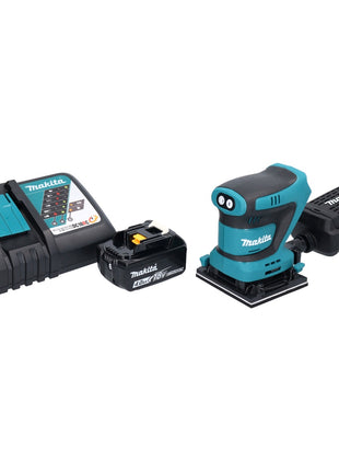 Makita DBO 481 RM1 Akku Schwingschleifer 18 V 112 x 102 mm + 1x Akku 4,0 Ah + Ladegerät