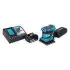 Levigatrice orbitale a batteria Makita DBO 481 RT1 18 V 112 x 102 mm + 1x batteria ricaricabile 5,0 Ah + caricabatterie