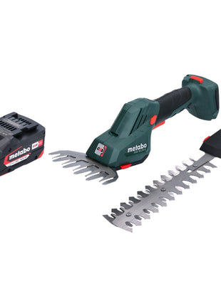 Metabo SGS 18 LTX Q Akku Gras und Strauchschere 18 V + 1x Akku 4,0 Ah - ohne Ladegerät