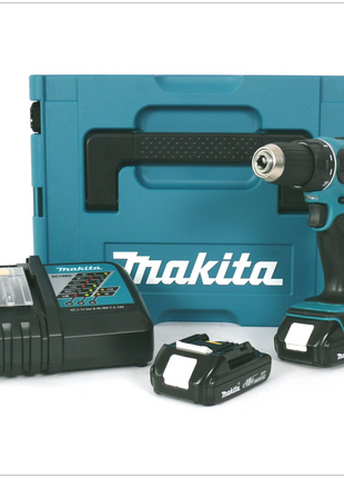 Makita DDF 456 Akku-Bohrschrauber 18 V im MAKPAC mit 2 Akkus 1,5 Ah und Ladegerät - Toolbrothers