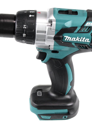 Makita DHP 481 RGJ Akku Schlagbohrschrauber 18 V 115 Nm Brushless + 2x Akku 6,0 Ah + Ladegerät + Makpac - Toolbrothers