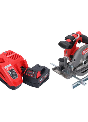 Milwaukee M18 CCS55-401 Akku Handkreissäge 18 V 165 mm + 1x Akku 4,0 Ah + Ladegerät