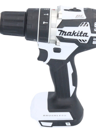 Makita DHP 484 F1X1W Taladro percutor inalámbrico 18 V 54 Nm sin escobillas blanco + 1x batería 3,0 Ah + set de accesorios 74 piezas + maletín - sin cargador