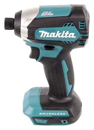 Makita DTD 153 F1X1 llave de impacto a batería 18 V 170 Nm 1/4" sin escobillas + 1x batería 3,0 Ah + set de accesorios 74 piezas + maletín - sin cargador