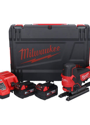 Milwaukee M18 FBJS-602X Akku Stichsäge 18 V Brushless + 2x Akku 6,0 Ah + Ladegerät + HD Box