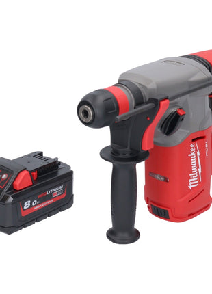 Marteau combiné à batterie Milwaukee M18 CHX-801 18 V 2,5 J SDS plus brushless + 1x batterie 8,0 Ah - sans chargeur