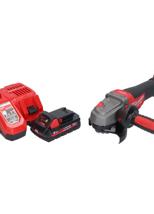 Milwaukee M18 CAG115XPDB-301 Meuleuse d'angle sans fil 115mm 18V Brushless + 1x Batterie 3,0Ah + Chargeur