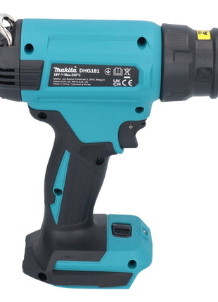 Makita DHG 181 ZJ Akku Heißluftgebläse 18 V 150 - 550 °C + Makpac - ohne Akku, ohne Ladegerät