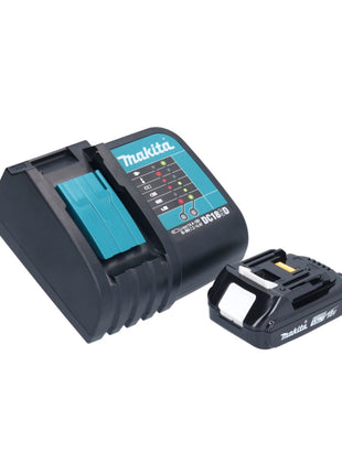 Makita DTD 152 SY1X1 Llave de impacto a batería 18 V 165 Nm 1/4" + 1x batería 1,5 Ah + cargador + set de accesorios 74 piezas + estuche