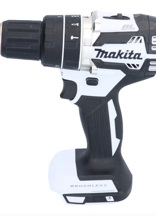 Makita DHP 484 SY1J W Taladro percutor inalámbrico 18 V 54 Nm sin escobillas blanco + 1x batería 1,5 Ah + cargador + Makpac