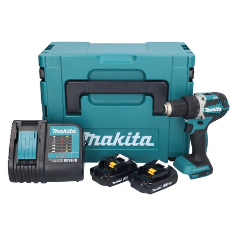 Makita DDF 484 SYJ Perceuse-visseuse sans fil 18 V 54 Nm + 2x batterie 1,5 Ah + chargeur + Makpac