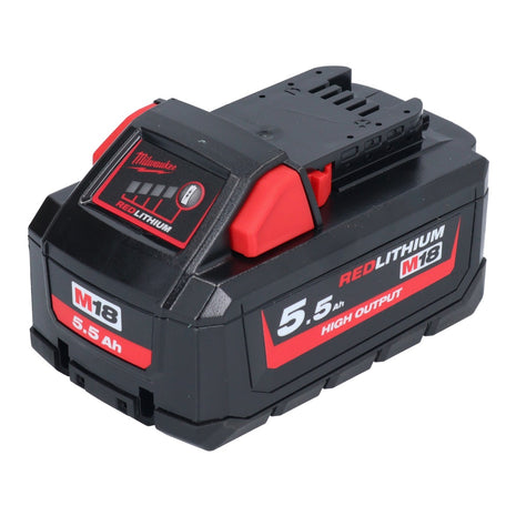 Akumulator Milwaukee M18 HB 5.5 18 V 5,5 Ah / 5500 mAh Li-Ion High Output ( 4932464712 ) ze wskaźnikiem poziomu naładowania