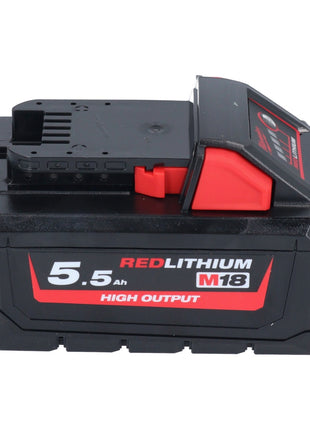 Batería Milwaukee M18 HB 5.5 18 V 5,5 Ah / 5500 mAh Li-Ion High Output (4932464712) con indicador de nivel de carga