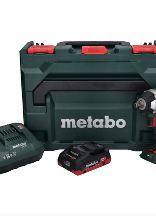 Visseuse à chocs sans fil Metabo SSW 18 LT 300 BL 18 V 300 Nm sans balai + 1x batterie 4,0 Ah + chargeur + métaBOX