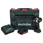 Visseuse à chocs sans fil Metabo SSW 18 LT 300 BL 18 V 300 Nm sans balai + 1x batterie 4,0 Ah + chargeur + métaBOX