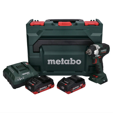 Metabo SSW 18 LT 300 BL Visseuse à choc sans fil 18 V 300 Nm Brushless + 2x batterie 4,0 Ah + chargeur + metaBOX