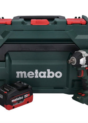 Metabo SSW 18 LT 300 BL Atornillador de impacto a batería 18 V 300 Nm sin escobillas + 1x batería 8,0 Ah + metaBOX - sin cargador