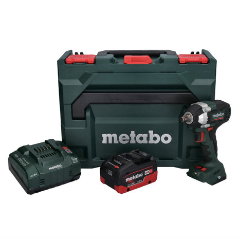 Metabo SSW 18 LT 300 BL akumulatorowy klucz udarowy 18 V 300 Nm bezszczotkowy + 1x akumulator 8,0 Ah + ładowarka + metaBOX