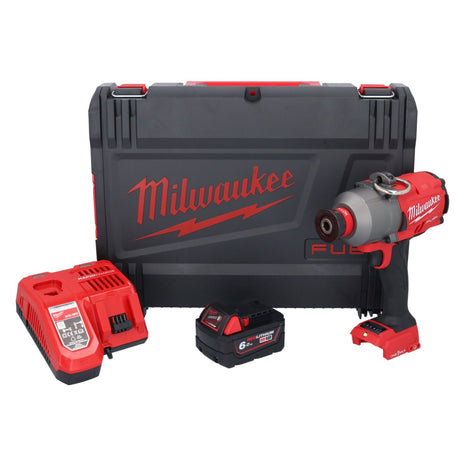 Milwaukee M18 ONEFHIWH716-601X Llave de impacto inalámbrica 18 V 1017 Nm 7/16" sin escobillas + 1x batería 6,0 Ah + cargador + caja HD