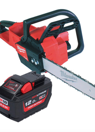 Tronçonneuse à batterie Milwaukee M18 FCHS35-121 18 V 35 cm 12,4 m/s + 1x batterie 12,0 Ah - sans chargeur