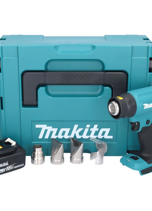 Makita DHG 181 M1J Akku Heißluftgebläse 18 V 150 - 550°C + 1x Akku 4,0 Ah + Makpac - ohne Ladegerät