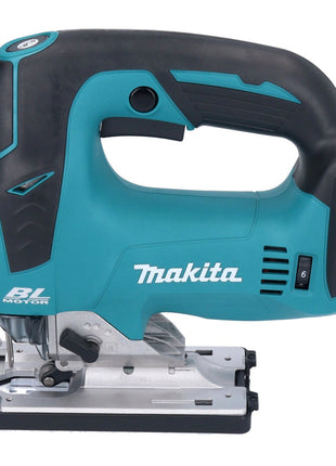 Makita DJV 182 RT1J Akku Stichsäge 18 V Brushless + 1x Akku 5,0 Ah + Ladegerät + 5 tlg. Stichsägeblatt Set + Makpac - Toolbrothers