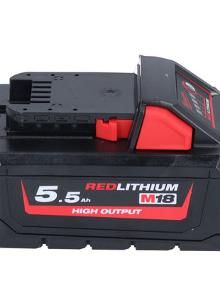 Zestaw akumulatorów Milwaukee M18 HB 5.5 3x 18 V 5,5 Ah / 5500 mAh Li-Ion High Output ( 3x 4932464712 ) ze wskaźnikiem poziomu naładowania