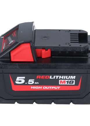 Kit de démarrage avec batterie Milwaukee M18 NRG-551 à haut rendement 18 V + 1x batterie 5,5 Ah (4932464712) + chargeur M12-18 FC (4932451079)