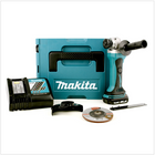 Makita DGA 452 RY1J Akku Winkelschleifer 18V 115mm + 1x Akku 1,5Ah + Ladegerät + Makpac - Toolbrothers