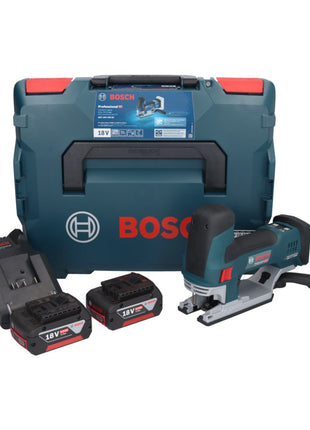 Bosch GST 18V-155 SC Professional Akku Stichsäge 18 V + 2x Akku 5,0 Ah + Ladegerät + L-Boxx - Toolbrothers