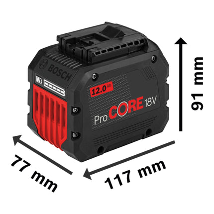 Bosch ProCORE 18V 12 0Ah Professional Akku 18 V 12 0 Ah 12000 mAh 1600A016GU mit Ladestandanzeige 2 - toolbrothers