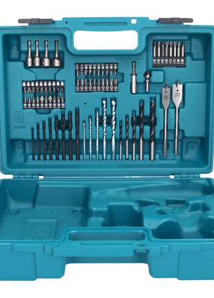 Makita DDF 484 RT1X1 Akku Bohrschrauber 18 V 54 Nm + 1x Akku 5,0 Ah + Ladegerät + 74 tlg. Zubehörset + Koffer