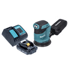 Makita DBO 180 SY1 Akku Exzenterschleifer 18 V 125 mm + 1x Akku 1,5 Ah + Ladegerät - Toolbrothers