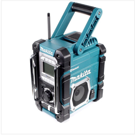 Makita DMR 108 Z 7.2 - Radio de obra con batería de 18 V y Bluetooth Solo - sin baterías ni cargador