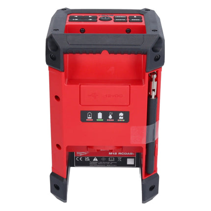 Milwaukee M12 RCDAB+-601 Akku Radio DAB+ 12 V + 1x Akku 6,0 Ah + Ladegerät