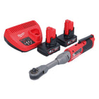 Milwaukee M12 FIR38LR-402 Akku Ratsche lang 12 V 75 Nm 3/8