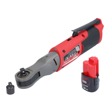 Milwaukee M12 FIR38-201 cricchetto a batteria 12 V 75 Nm 3/8" 1/4" + 1x batteria ricaricabile 2,0 Ah - senza caricabatterie