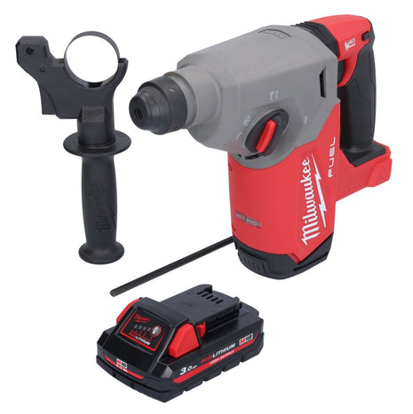 Taladro percutor a batería Milwaukee M18 FH-301 18 V 2,5 J SDS plus sin escobillas + 1x batería 3,0 Ah - sin cargador