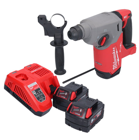 Milwaukee M18 FH-502 Akku Bohrhammer 18 V 2,5 J SDS plus Brushless + 2x Akku 5,0 Ah + Ladegerät