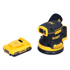 DeWalt DCW 210 N Akku Exzenterschleifer 18 V 125 mm Brushless + 1x Akku 2,0 Ah - ohne Ladegerät - Toolbrothers