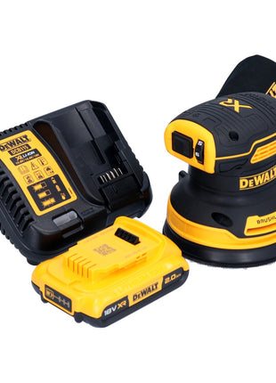 DeWalt DCW 210 D1 Akku Exzenterschleifer 18 V 125 mm Brushless + 1x Akku 2,0 Ah + Ladegerät - Toolbrothers