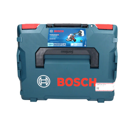 Bosch GWS 18V-10 SC Akku Winkelschleifer 18 V 125 mm Brushless + 2x ProCORE Akku 8,0 Ah + Ladegerät + L-Boxx