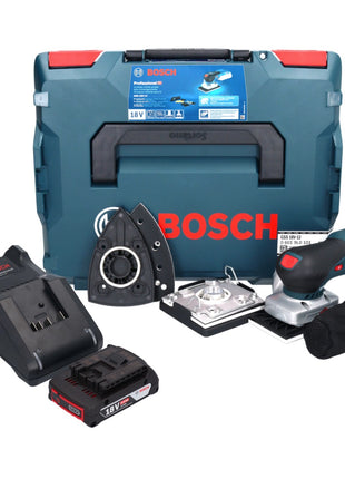 Bosch GSS 18V-13 Akku Schwingschleifer 18 V + 1x Akku 2,0 Ah + Ladegerät + L-BOXX