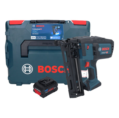 Gwoździarka akumulatorowa Bosch GNH 18V-64 M Professional 18 V 64 mm + 1x akumulator ProCORE 8,0 Ah + L-BOXX - bez ładowarki