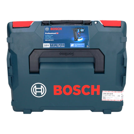 Bosch GNH 18V-64 M Professional Akku Nagler 18 V 64 mm + 2x ProCORE Akku 8,0 Ah + Ladegerät + L-BOXX