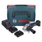 Bosch GWS 18V-10 PC Professional Akku Winkelschleifer 18 V 125 mm Brushless + 2x ProCORE Akku 4,0 Ah + Ladegerät + L-Boxx - Toolbrothers